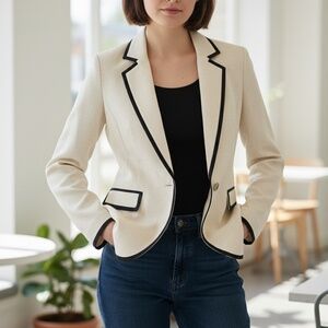 Banana Republic Blazer With‎ Revers Collar,  SIZE 2